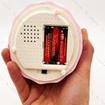 گوی موزیکال بزرگ طرح اسب تک شاخ بالدار صورتی