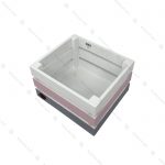 باکس هدیه چوبی سه رنگ سایز متوسط