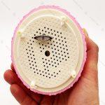 گوی موزیکال برفی طرح پرنسس و قو صورتی