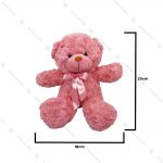 عروسک پولیشی خرس راس صورتی