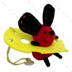 آویز عروسک پولیشی موش قرمز و پنیر