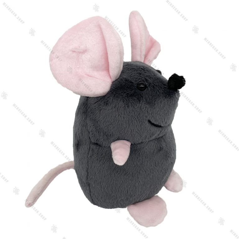 عروسک پولیشی موش خاکستری ایستاده بزرگ