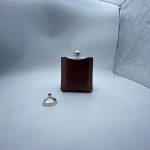 فلاسک استیل به همراه کاور چرمی