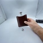 فلاسک استیل به همراه کاور چرمی