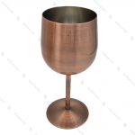 ست گیلاس پایه بلند استیل مسی