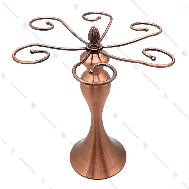 ست گیلاس پایه بلند استیل مسی