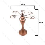 ست گیلاس پایه بلند استیل مسی