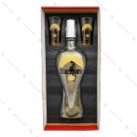 ست نوشیدنی با بطری شفاف مدل گرین اپل-Green Apple