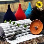 گردنبند نقره زنانه طرح سیب و سنگ اشکی 3.67 گرمی