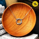 گردنبند نقره زنانه طرح ستاره زنجیری 3.08 گرمی