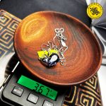 گردنبند نقره زنانه طرح سیب و سنگ اشکی 3.67 گرمی