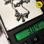 گردنبند نقره زنانه طرح پاپیون 3.84 گرمی