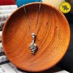 گردنبند نقره زنانه طرح خوشه انگور 3.22 گرمی