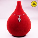 گردنبند نقره زنانه طرح خوشه انگور 3.22 گرمی