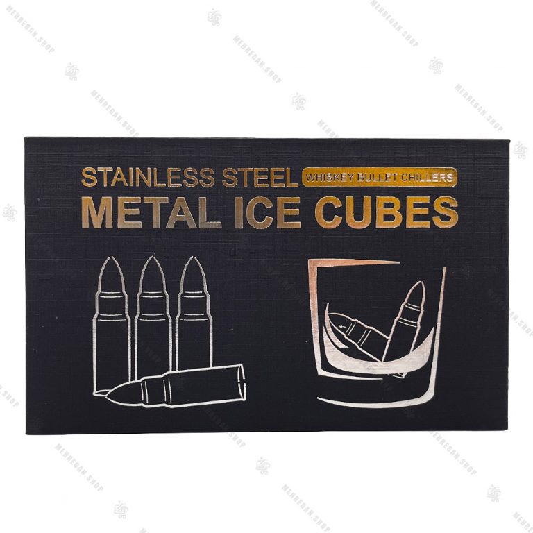 سنگ خنک کننده استیل مدل فشنگ 6 عددی