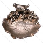 مجموعه ظروف هفت سین 9 پارچه طرح گل و پرنده نقره ای