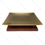 مجموعه ظروف هفت سین چوبی 10 پارچه مدل سینی مربع