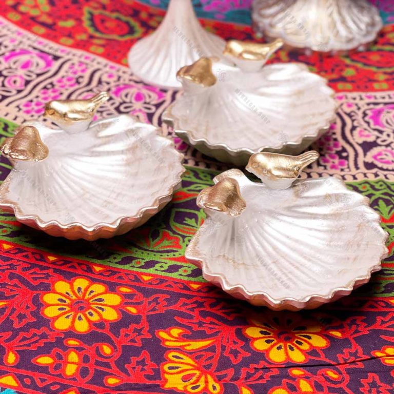 مجموعه ظروف هفت سین 9 پارچه طرح صدف