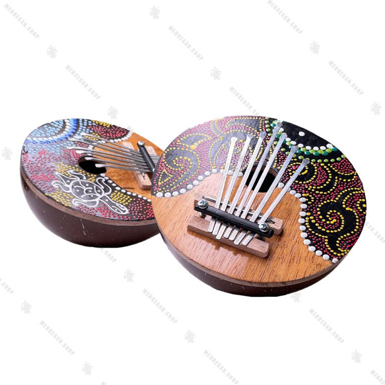 ساز آفریقایی کالیمبا مدل پوست نارگیل هفت تیغه