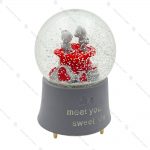 گوی برفی کوکی طرح گل رز و خرس