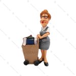 مجسمه پرسنل کتابخانه