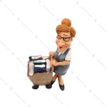 مجسمه پرسنل کتابخانه