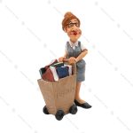 مجسمه پرسنل کتابخانه