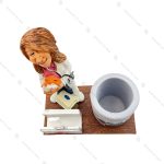 مجسمه و جاقلمی خانم دامپزشک