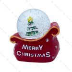 گوی برفی مدل کالسکه و درخت کاج