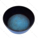 کاسه تبتی آبی طرح ام سایز دو