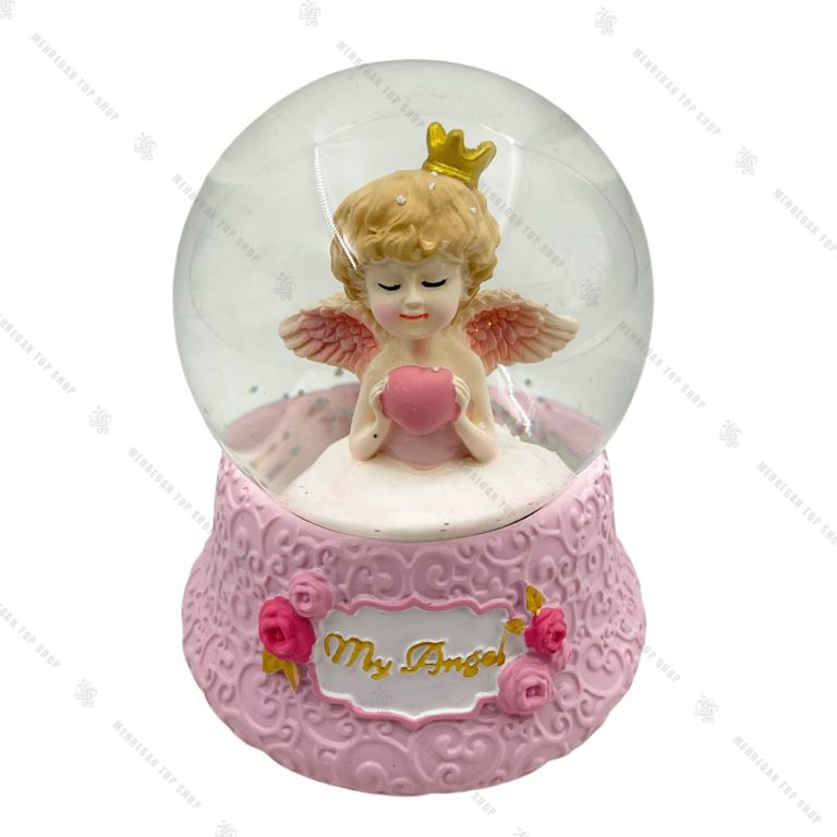 گوی برفی باطری خور دختر و قلب