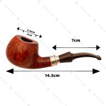 پیپ آنجلو کد 300018 Angelo Orange Schwarz G Pipe Smoking