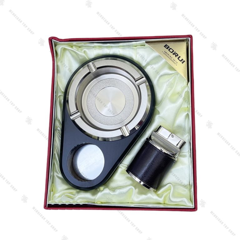 ست فندک و جاسیگاری بروی Borui کد 21017