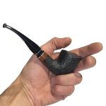 پیپ آنجلو روستیک مشکی Angelo Pipe Tobacco Rustik Black