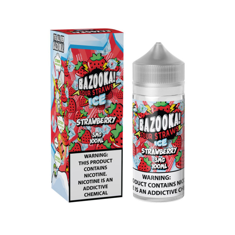 جویس بازوکا توت فرنگی یخ Bazooka Strawberry Ice (100ml)