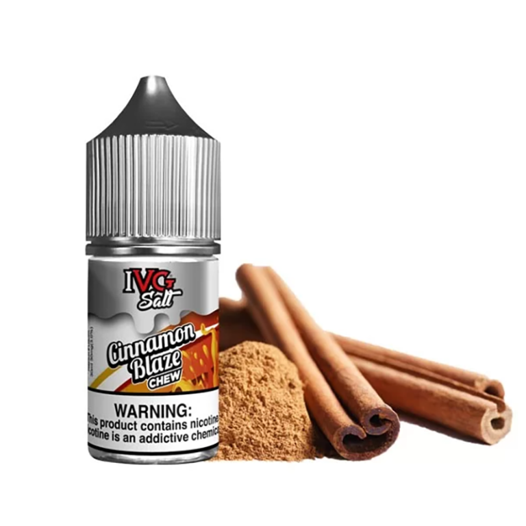سالت نیکوتین آی وی جی آدامس دارچینی تند IVG Cinnamon Blaze Chew (30ml)