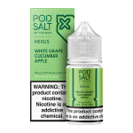سالت نیکوتین پاد سالت انگور خیار سیب خنک Pod Salt White Grape Cucumber Apple (30ml)