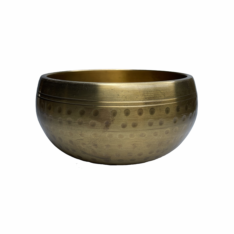 کاسه تبتی فلزی طلایی مات 14 سانت Gold Metal Singing bowl کاسه تبتی فلزی طلایی مات 14 سانت Gold Metal Singing bowl
