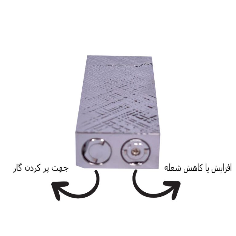 فندک لاکچری طرح دوپونت Derui Luxury Lighter