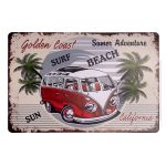 پلاک فلزی فولکس بیچ Beach Volkswagen Metal Plate