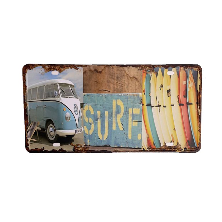 پلاک فلزی فولکس و پدل برد Paddle Board Metal Plate