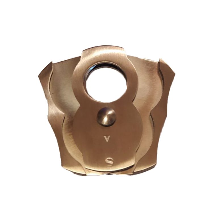 کاتر سیگار برگ انجلو استیل ضامن دار Angelo Cigars Double Blade