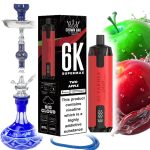 پاد 6000 کام الفاخر دوسیب Al Fakher Two Apple 6000 Disposable pod