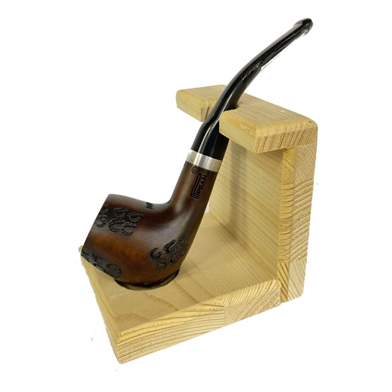پیپسان قهوه ای تیره طرح دار کد 1012 Pipsan Patterned juniper Pipe