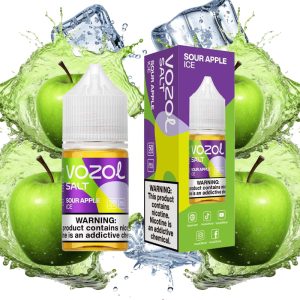 سالت سیب ترش یخ وزول Vozol Sour Apple ice 30ml