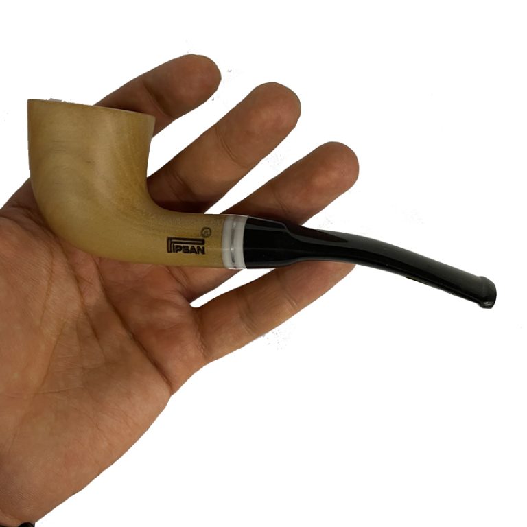 پیپسان قهوه ای روشن متوسط کد 1001 Ipsan light brown Pipe