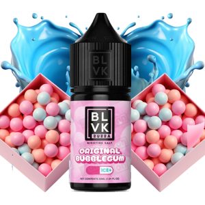 سالت آدامس بادکنکی بی ال وی کی BLVK Original Bubblegum Ice 30ml