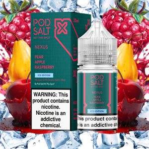 پاد سالت سیب گلابی تمشک یخ Pod Salt Pear Apple Raspberry Ice Edition