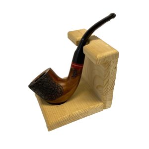 پیپ داپر قهوه ای دسته خم کد 1880 Dapper brown bent handle Pipe
