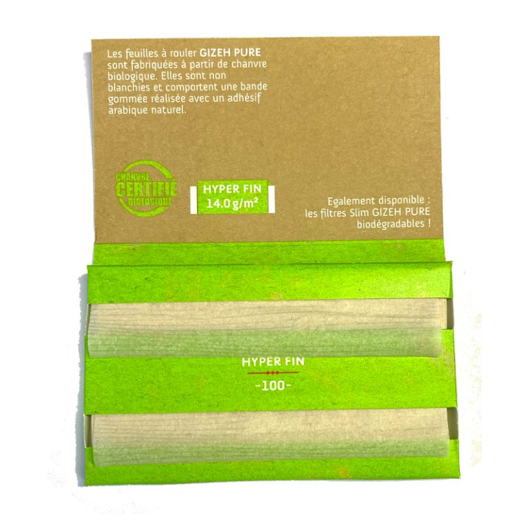 پیپر کوتاه گیزه گیاهی هایپر فاین Superfine cigarette paper